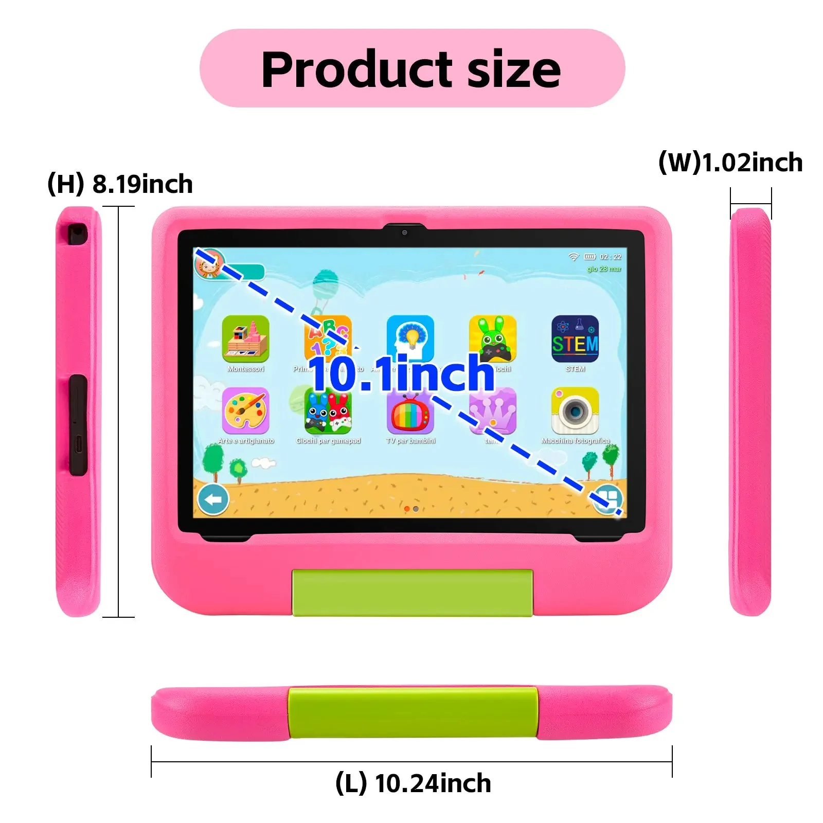 10.1" Android Tablet with Protective Case - Image 6