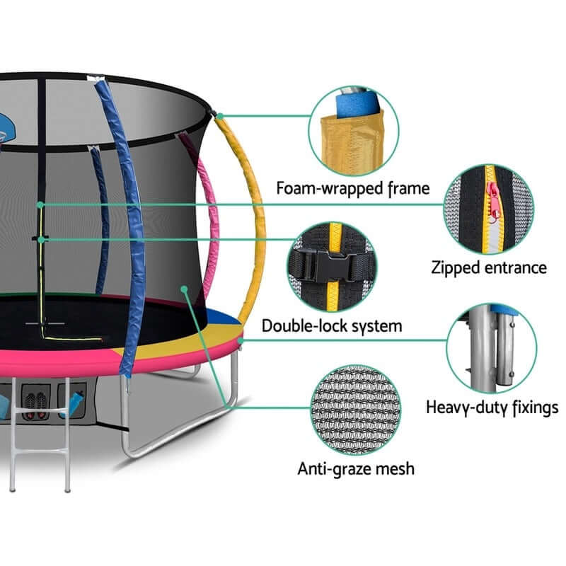 10FT Trampoline Kids Trampolines - Image 6