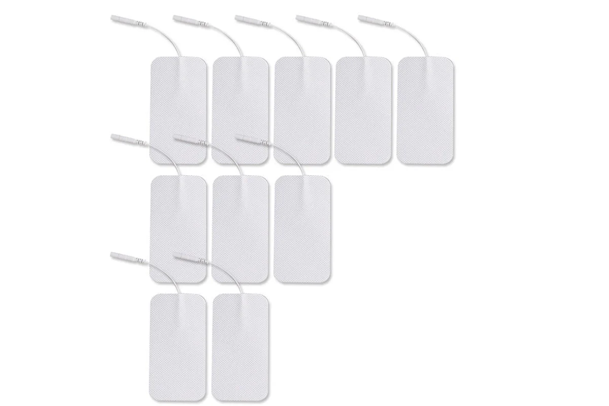 10PC Rectangle Replacement Pads for Tens Machine Massager - Image 2