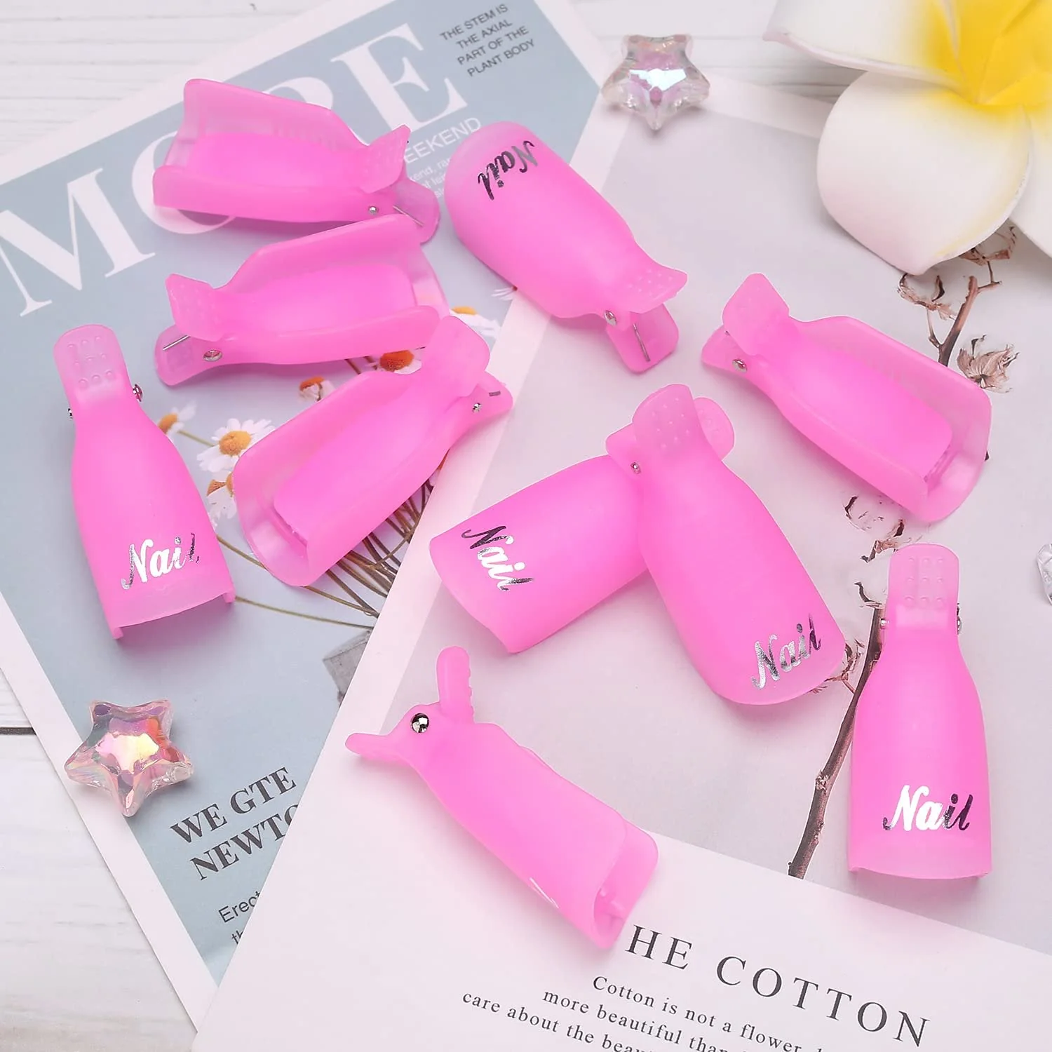 10PCS Nail Polish Remover Clip - Image 2