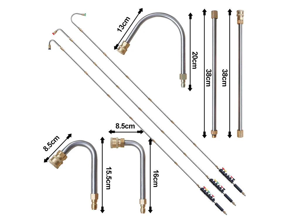 10PCS Pressure Washer Extension Wand Set - Image 5