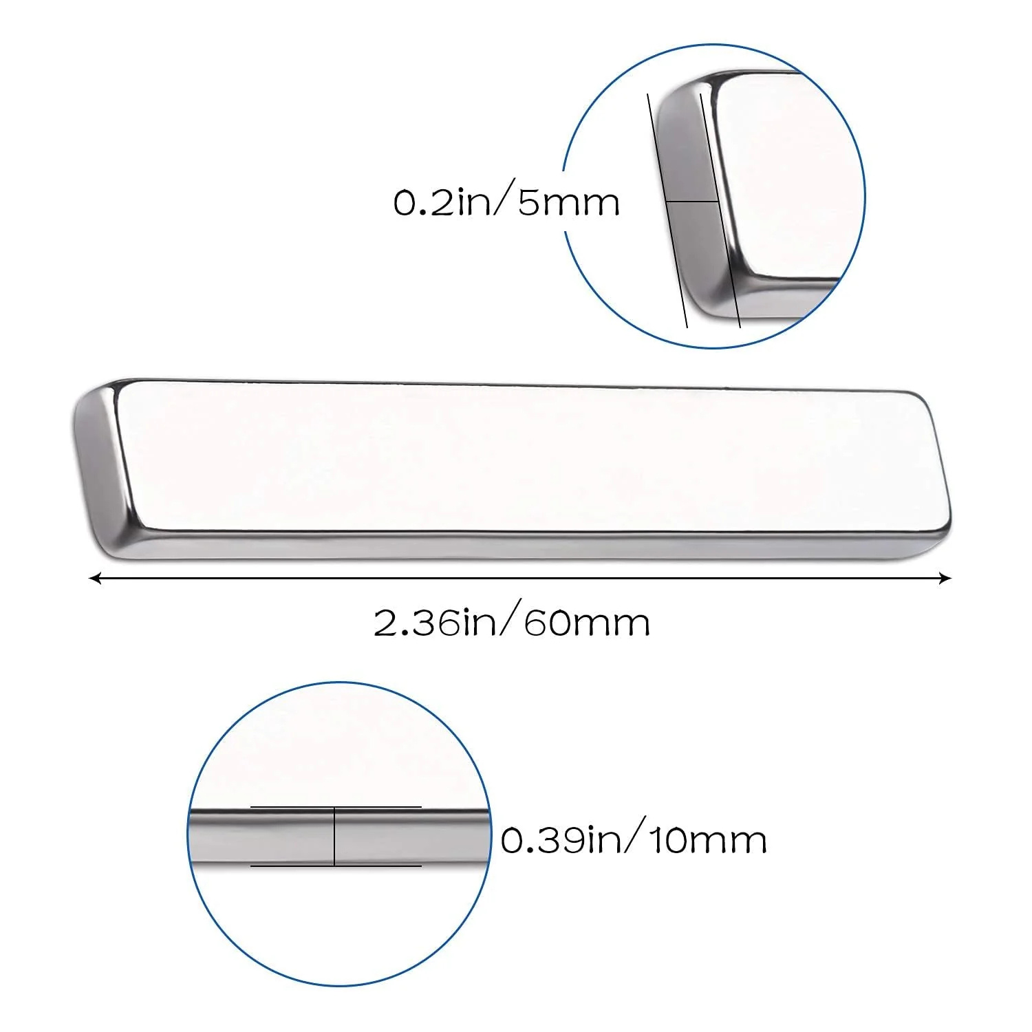 10Pcs Strong Neodymium Bar Magnets - Image 4