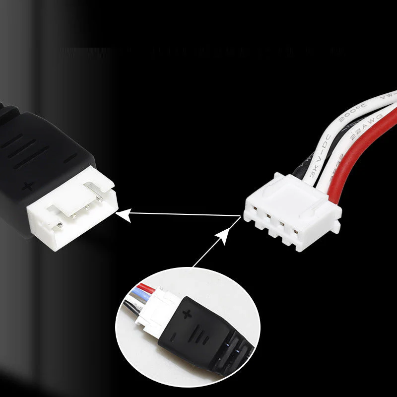 11.1V USB XH-4 pins Lithium Batteries Charging Cable for Car Drone or Helicopter - Image 2