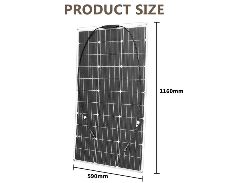 120W Solar Panel Flexible Kit - Image 3