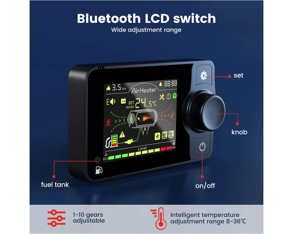 12V 8KW Smart Diesel Air Heater - Image 5