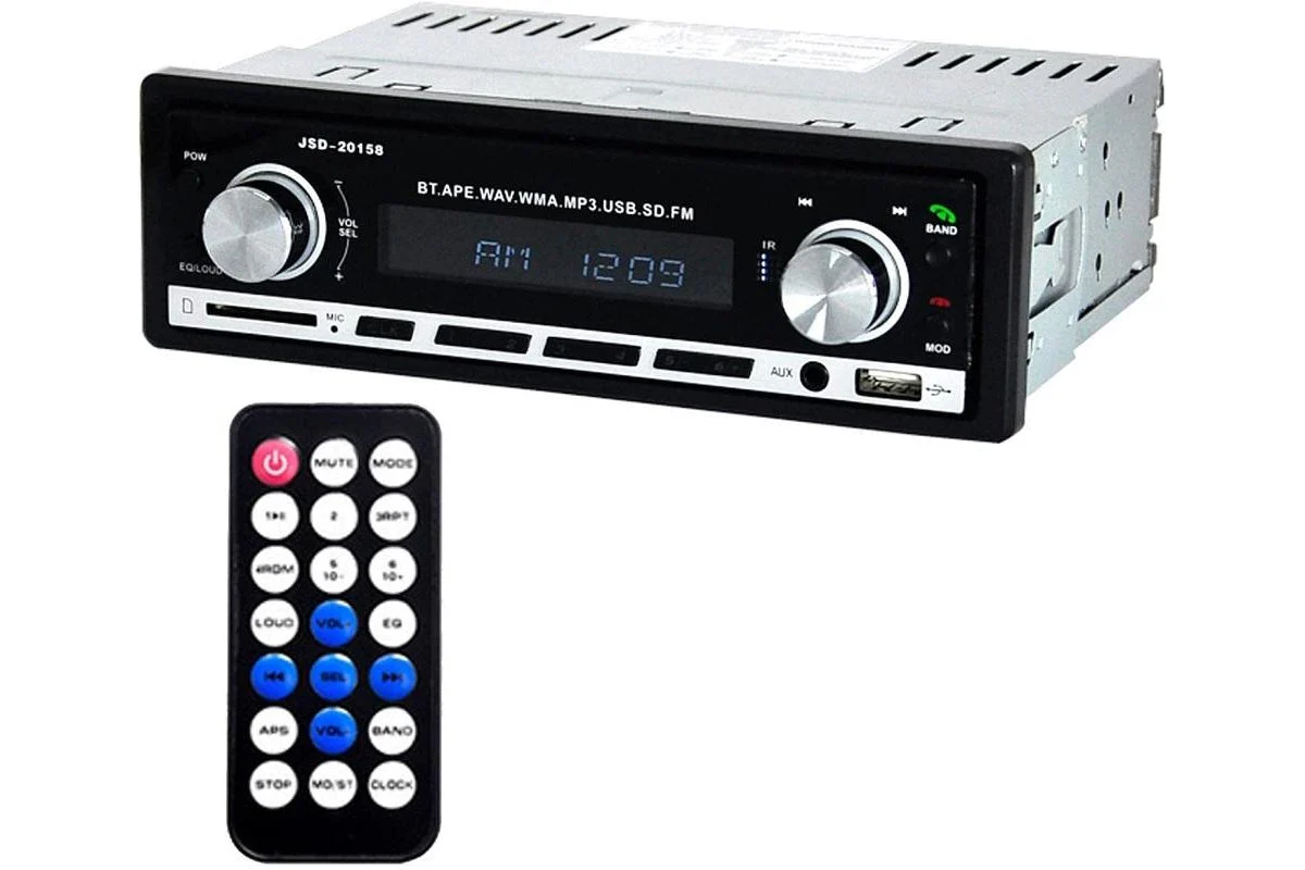 12V Car Stereo JSD-20158 12V Bluetooth Car Stereo FM Radio MP3 Audio Player - Image 2