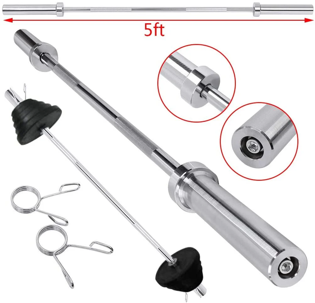 150cm Olympic Barbell Bar - Image 4