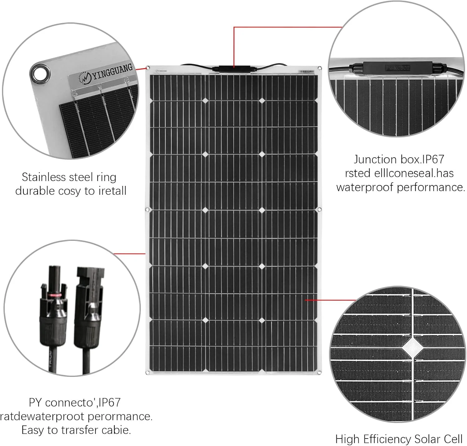 150W Flexible Solar Panel - Image 4