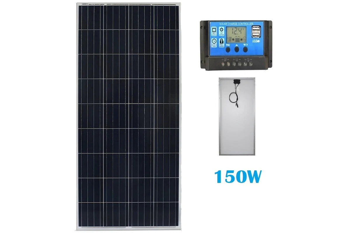 150W Solar Panel with Solar Controller - Image 3