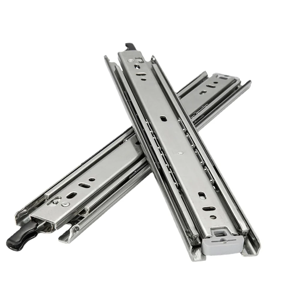 16" Drawer Slides Runners with Locking Function