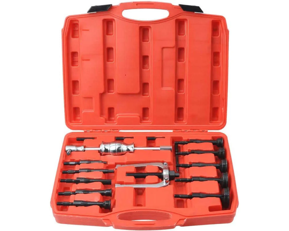 16Pcs Bearing Extractor Blind Hole Inner Internal Bushes Puller Set - Image 7