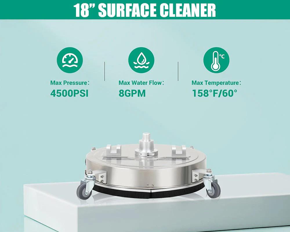 18" Pressure Washer Surface Cleaner - Image 8