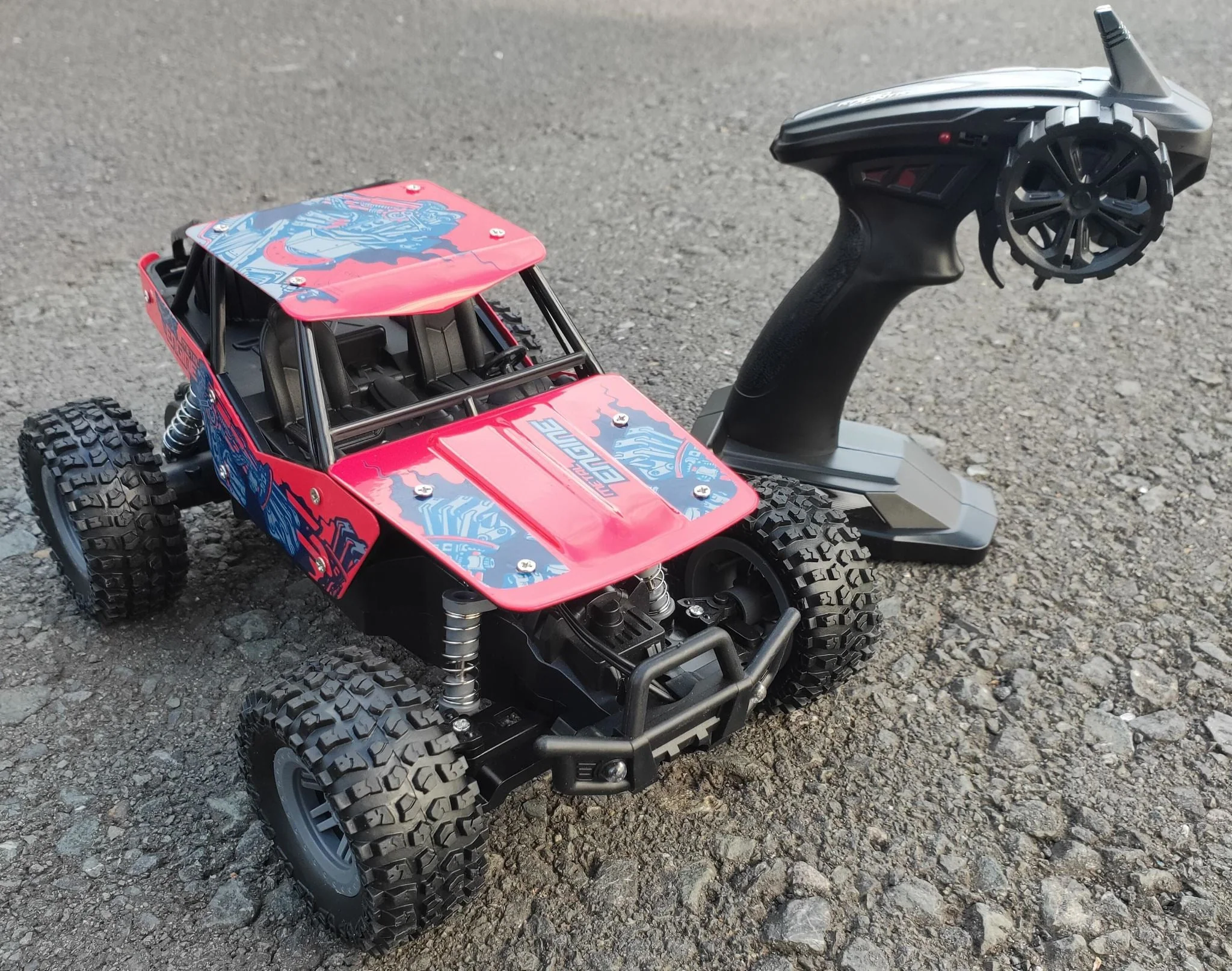 2.4GHz Rechargeable Remote Control Mountain Racing Car 15KM/H with Light - Image 2