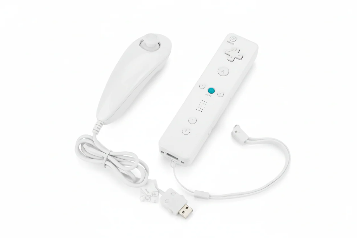 2 in 1 Wii Motion Plus Controller & Nunchuk Set – Wireless Gamepad - Image 5