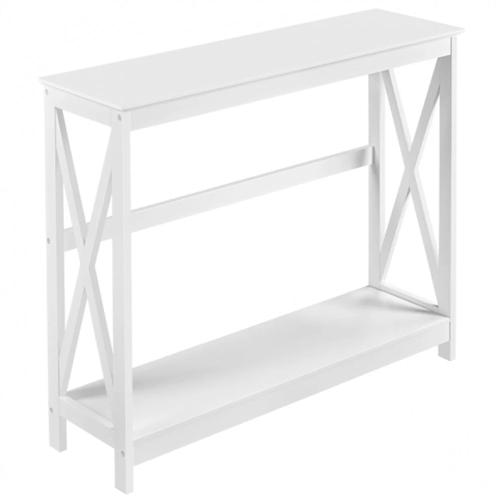 2-Tier X-Design Console Table - Image 3