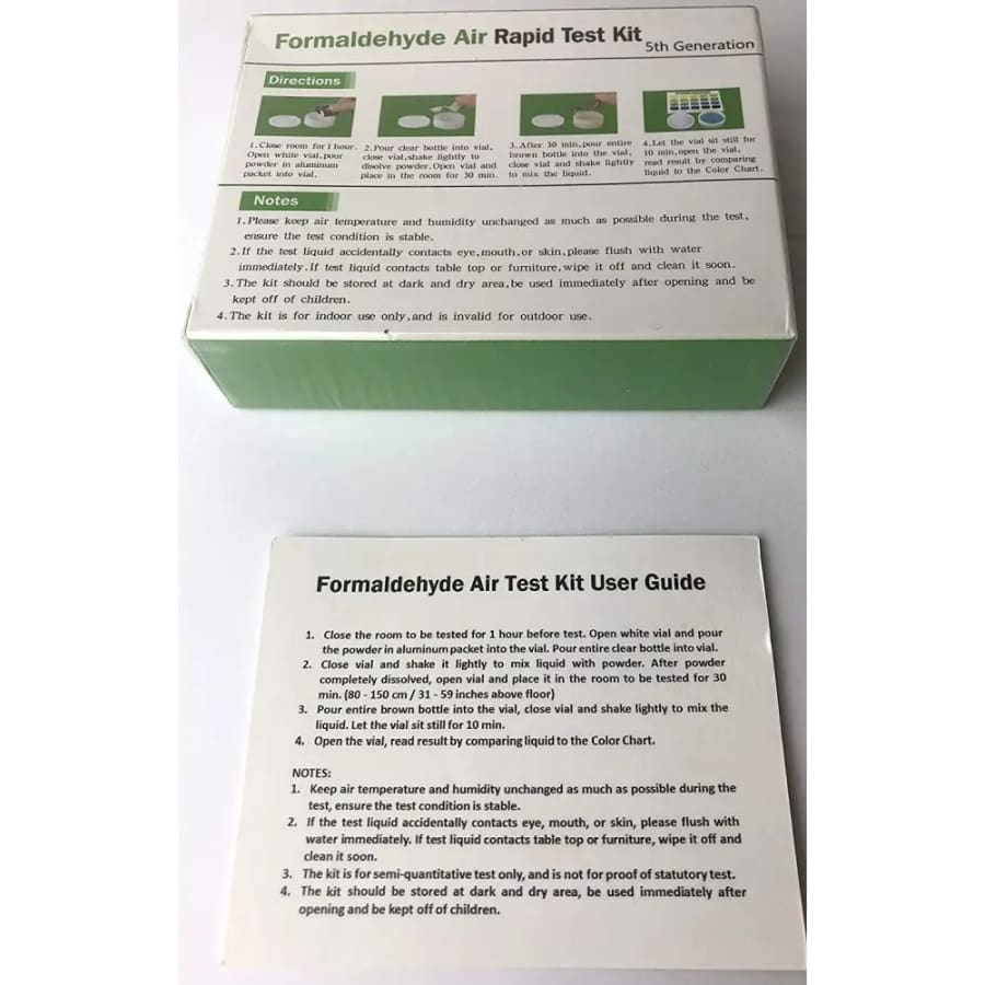 2 x Formaldehyde Air Quality Test Kits (HCHO) - Image 11