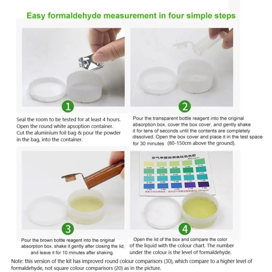 2 x Formaldehyde Air Quality Test Kits (HCHO) - Image 2