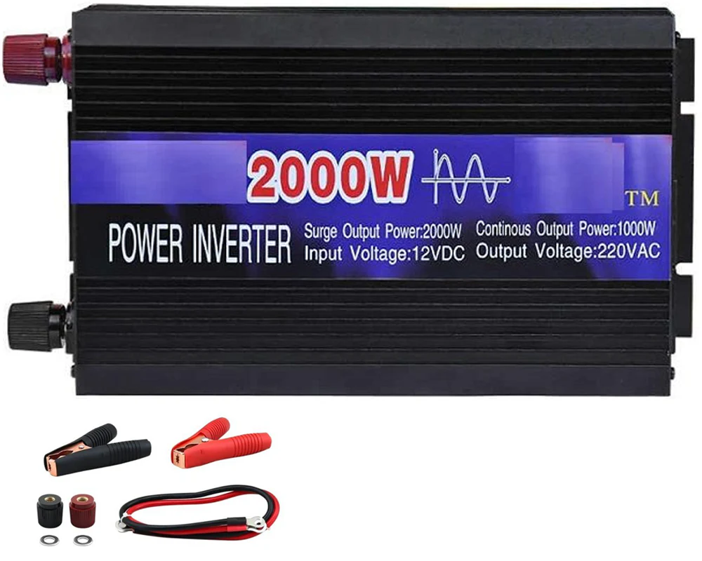 2000W Pure Sine Wave Power Inverter - Image 2