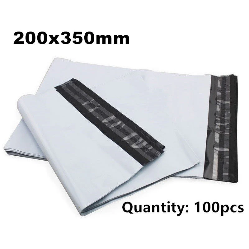 200mm x 350mm 100PCS  A5 Strong Poly Courier Mailing Bags