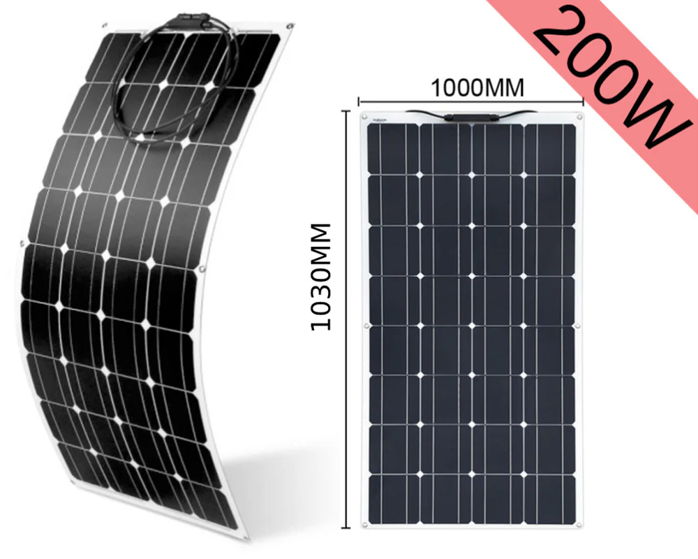 200W Flexible Solar Panel 18V - Image 3