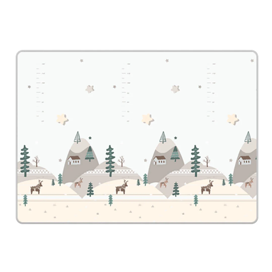 200x180x1 cm Foldable Baby Playmat with Carry Bag - City Road & Hill Double Sides-A - Image 3