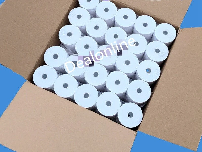 (25 Rolls) 80mm x 80mm Thermal Paper Receipt Rolls 65m/roll - Image 2
