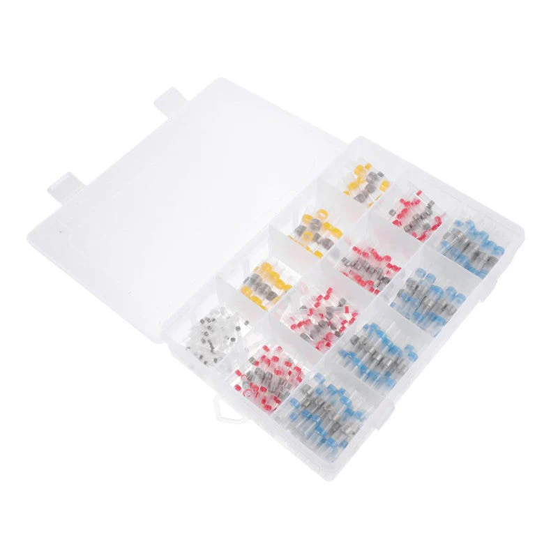 250pcs Solder Seal Sleeve Heat Shrink Butt Wire Connectors Terminals - Image 7