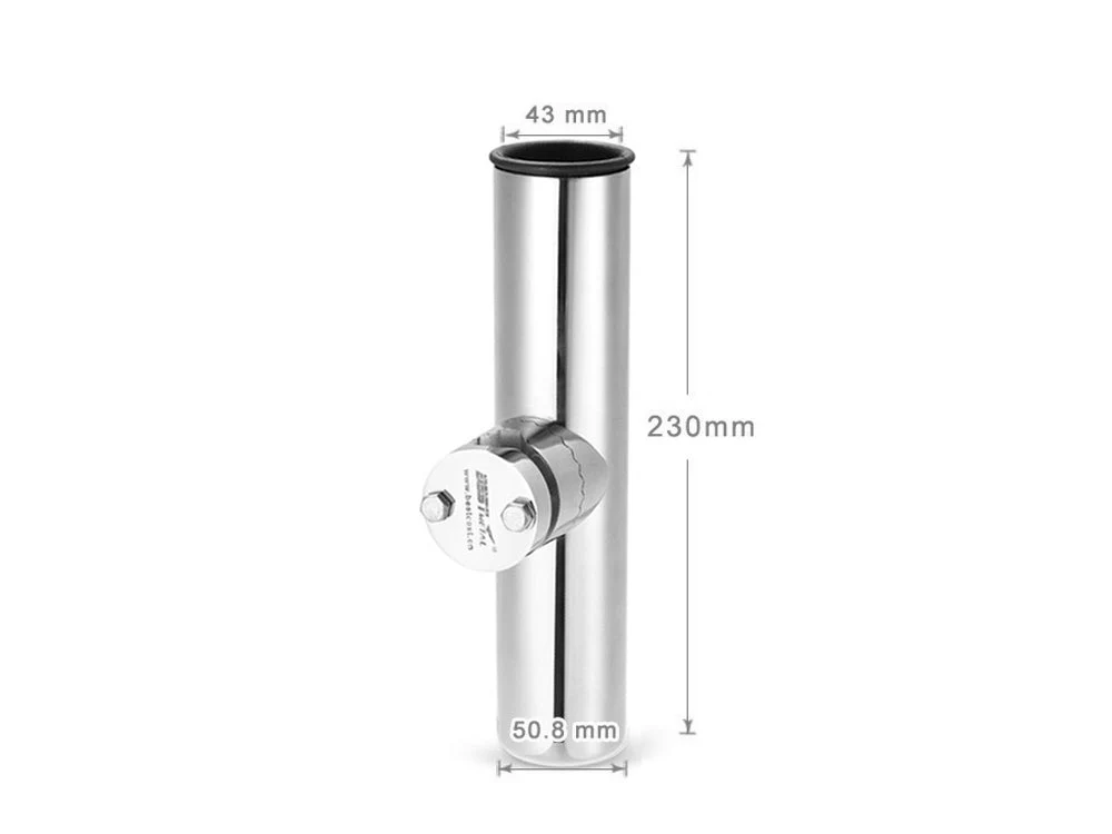 26-32mm Clamp-on Stainless Steel Fishing Rod Holder - Image 6