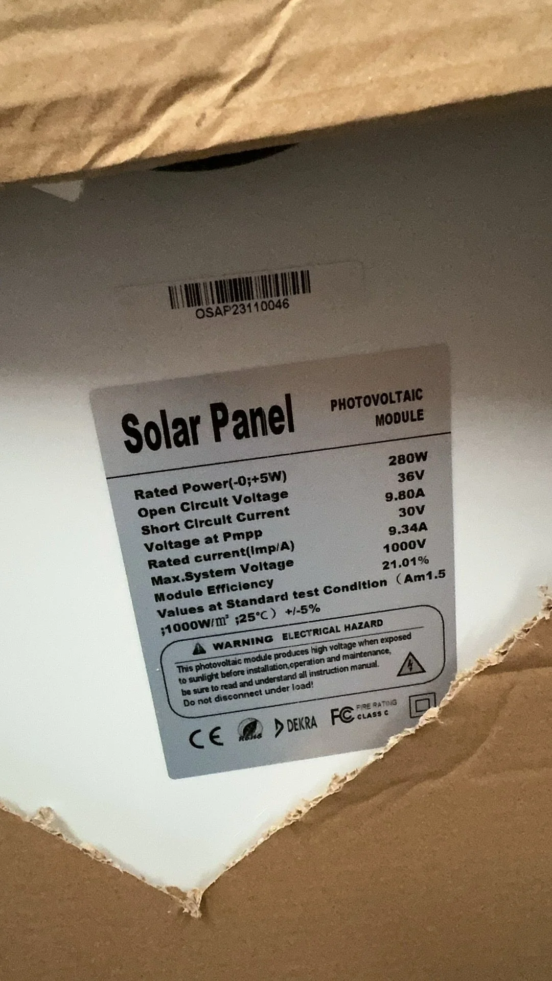 Solar Panel 280W Polycrystalline - Image 6