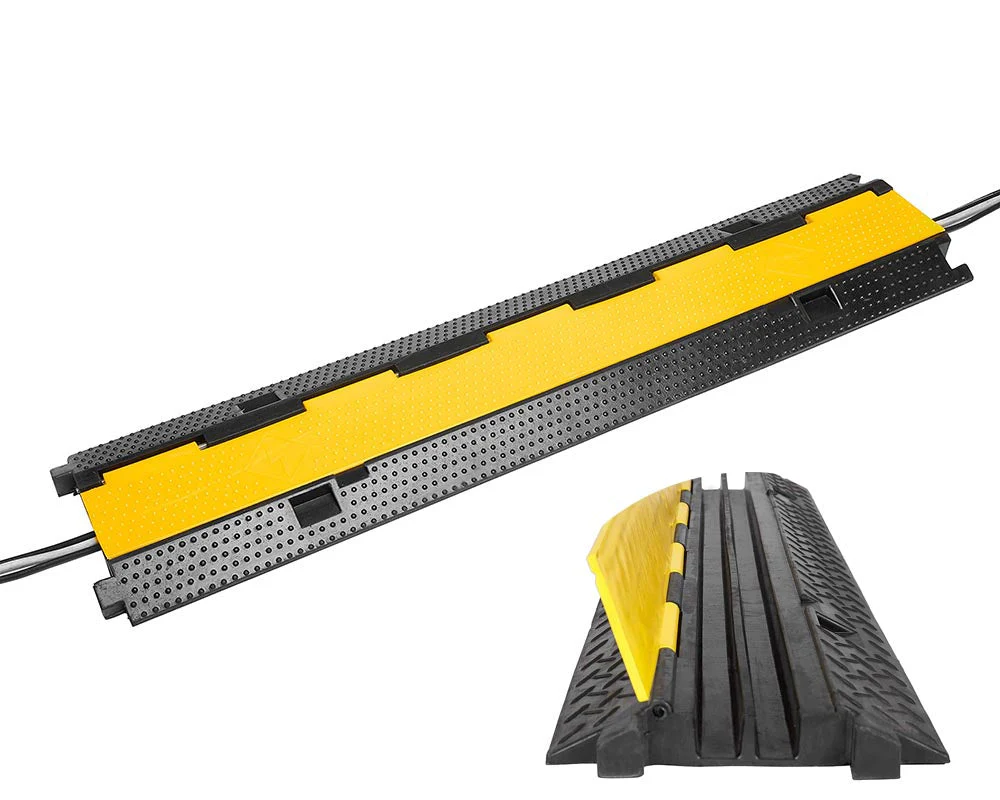 2 Channel Floor Cable Protector Solid Ramp - Image 12
