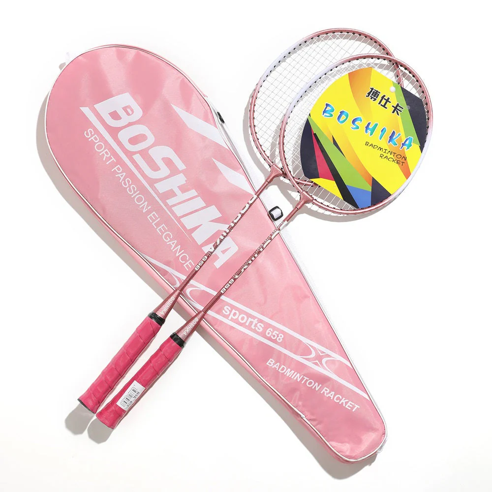 2PCS Badminton Racquet Racket with Zipper Cover Shoulder Bag - Image 4