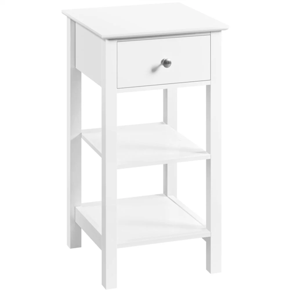 2PCS Narrow Bedside Table Nightstand - Image 7