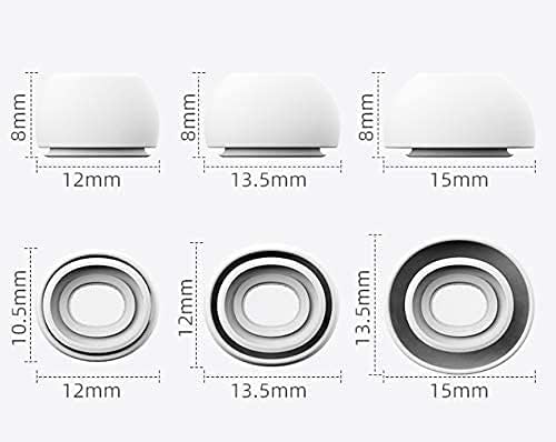 3 Pairs Replacement Ear Tips Compatible With Airpods Pro 1,2 (S/M/L) - Image 5