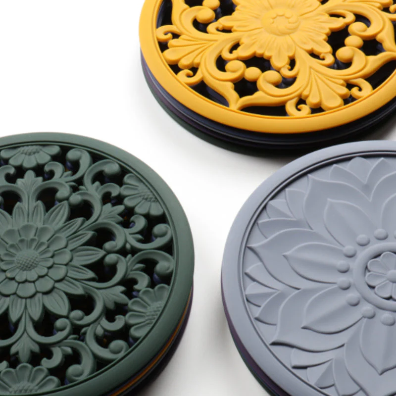 3 pcs Silicone Trivet Mats Multi-Purpose Heat Resistant Silicone - Image 4
