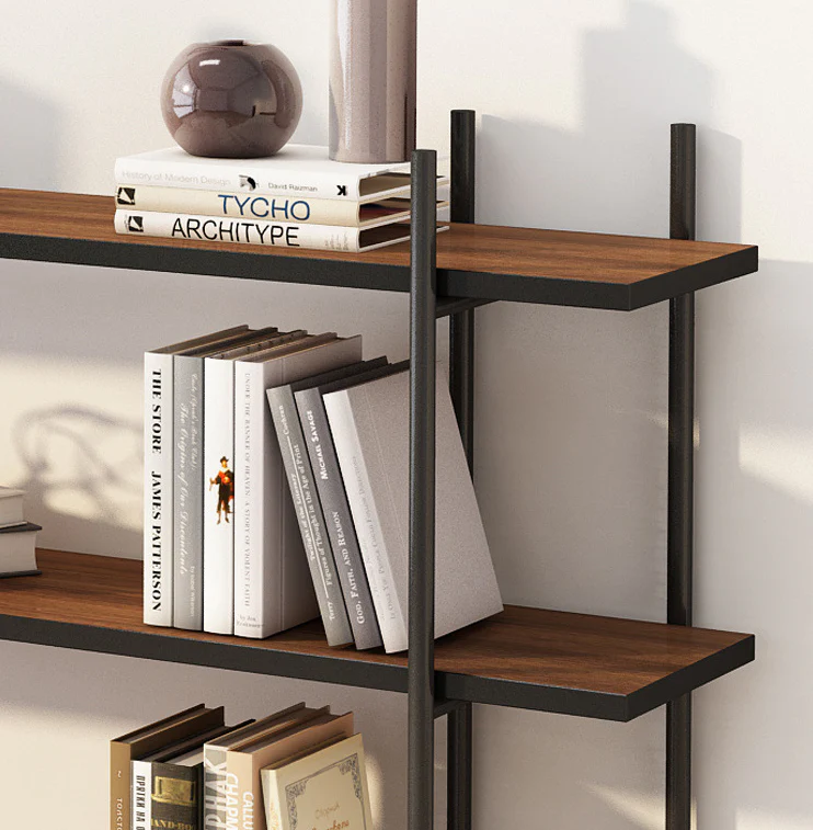 3 Tier Bookshelf Console Table Hallway Flower Table - Image 4