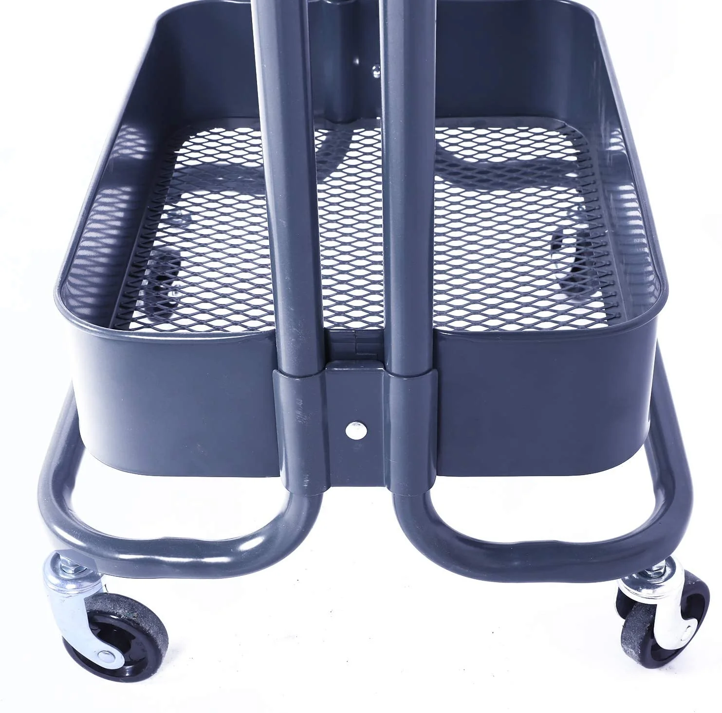 3 Tier Trolley Basket Kitchen Trolley - Image 5
