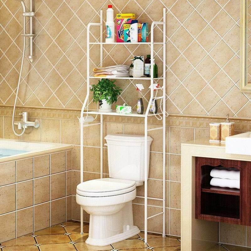 3 Tiers Bathroom shelf Toilet Shelf Organiser - Image 4