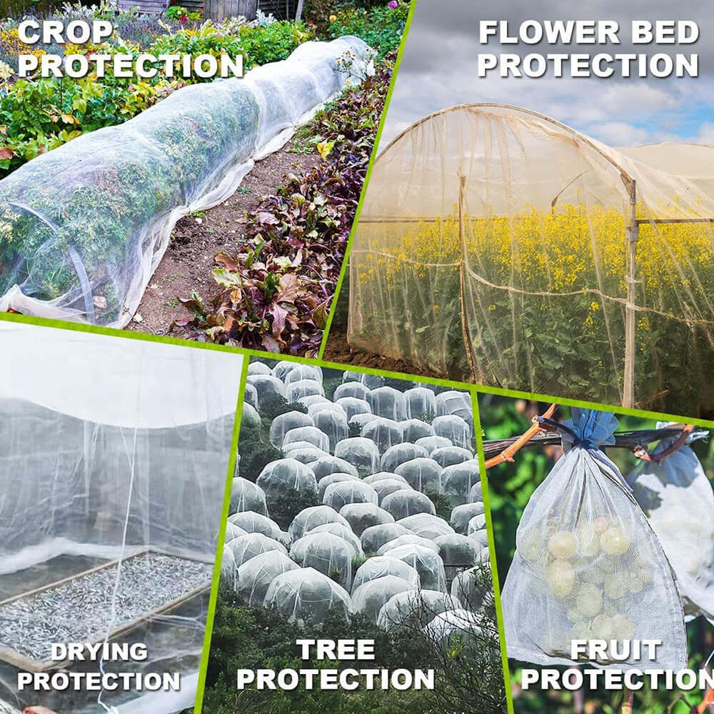 3 x 10M Insect Netting Vegetables Plant Crop Mesh Protection - Image 5
