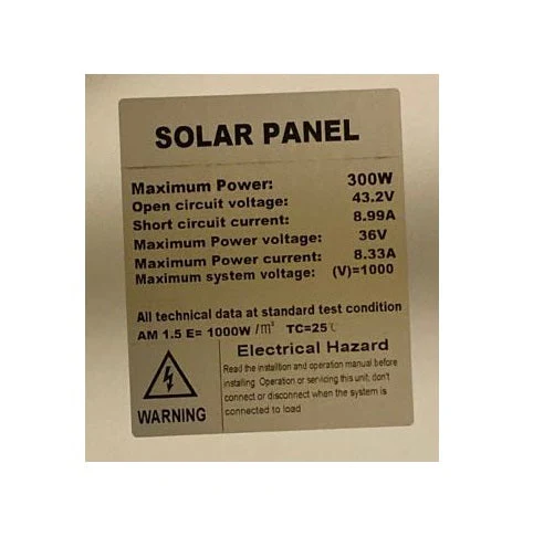 300W Solar Panel with Solar Controller - Image 5