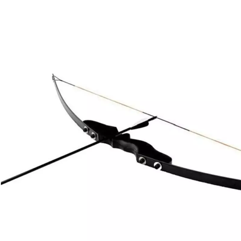 30lbs Archery Military Grade Hunting Recurve Bow (Black) - Image 11