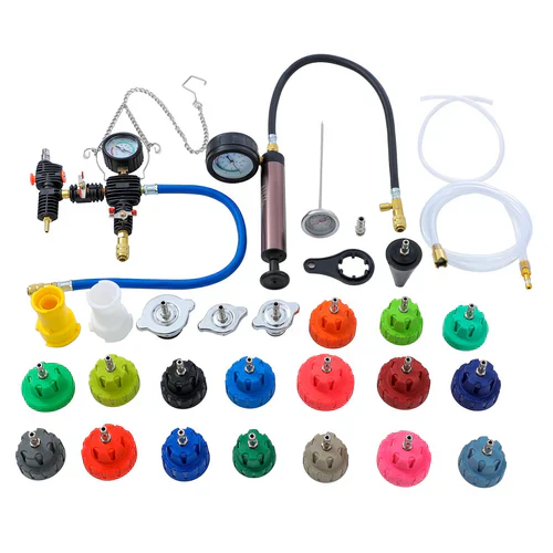 34pcs Radiator Pump Cooling System Pressure Tester Vacuum Purge Kit - Image 6