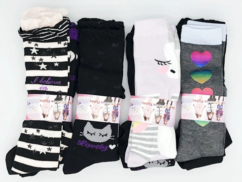 36 pairs Toddler Kids Plain Cartoon Ribbed Socks - Image 3