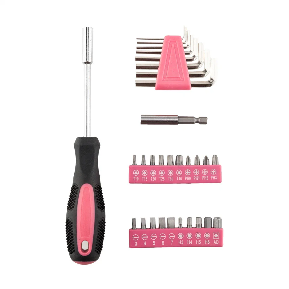 39 Pcs Hand Tools Set Home Repair Toolbox Basic Toolkit set - Image 12