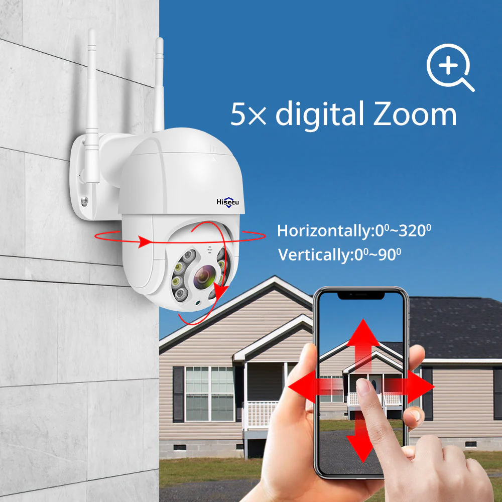 3MP PTZ Outdoor Security Camera WiFi - Image 2
