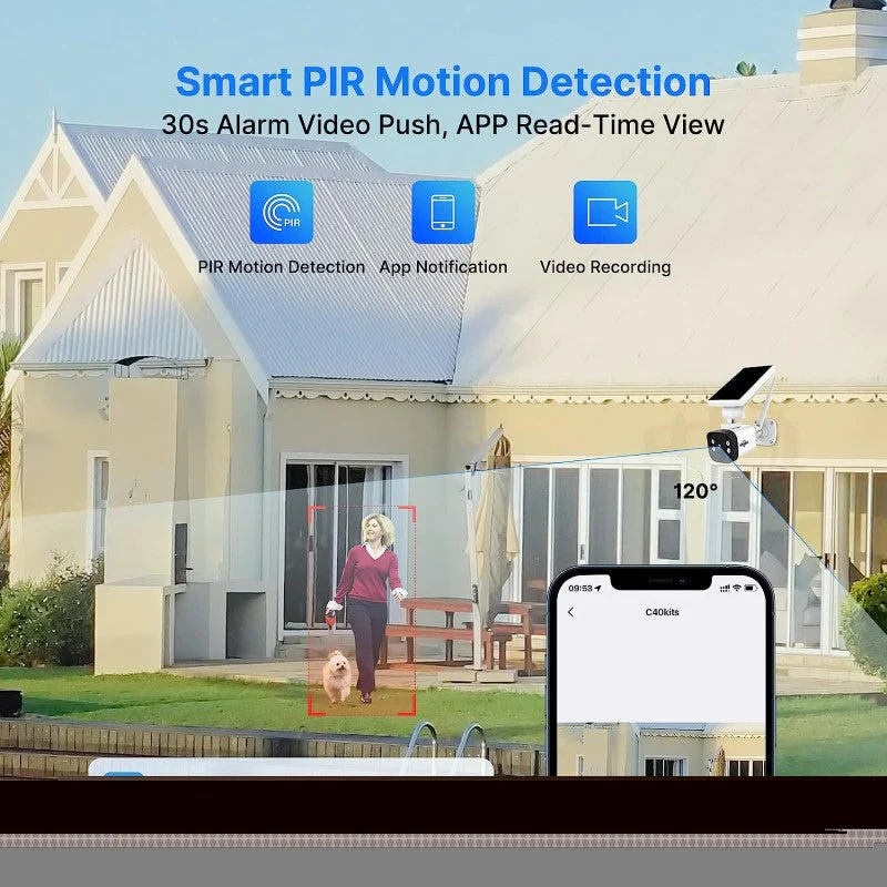 3MP Wireless Security camera system Wire-Free - Image 5