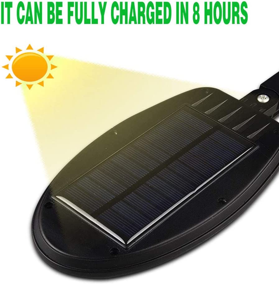 4 x 72 LED COB Solar Powered PIR Motion Sensor Security Wall Lights - Image 5