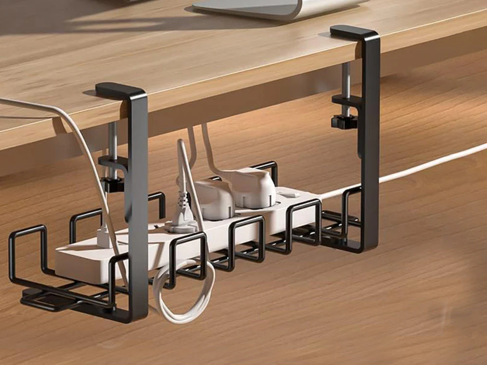 40cm Under Desk Cable Management Rack - Image 2