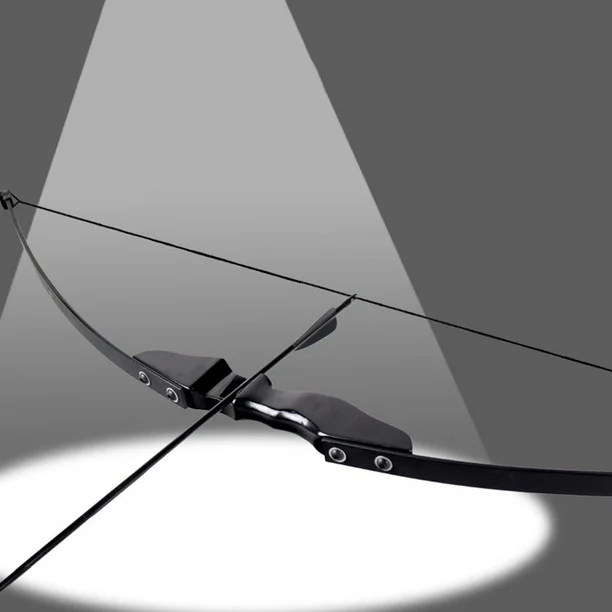 40lbs Archery High Strength Hunting Recurve Bow (Black) - Image 4