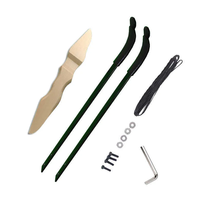 40lbs Archery Hunting Recurve Bow (Wood) - Image 2