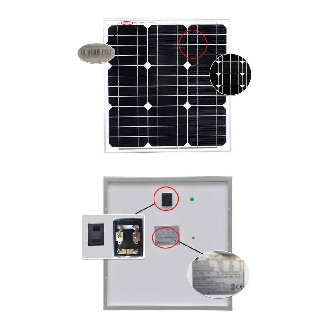 40W Solar Panel Monocrystalline - Image 2